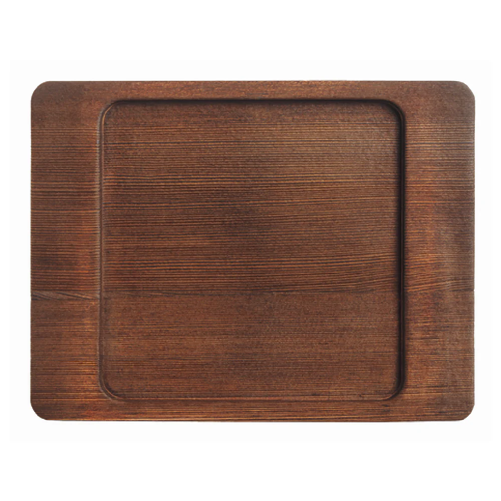 Libbey CIS-16TR 7-7/8 Inch by 6-1/8 Inch Square Well Trivet Wood Food Safe Libbey CIS-16TR 7-7/8 Inch by 6-1/8 Inch Square Well Trivet Wood Food Safe