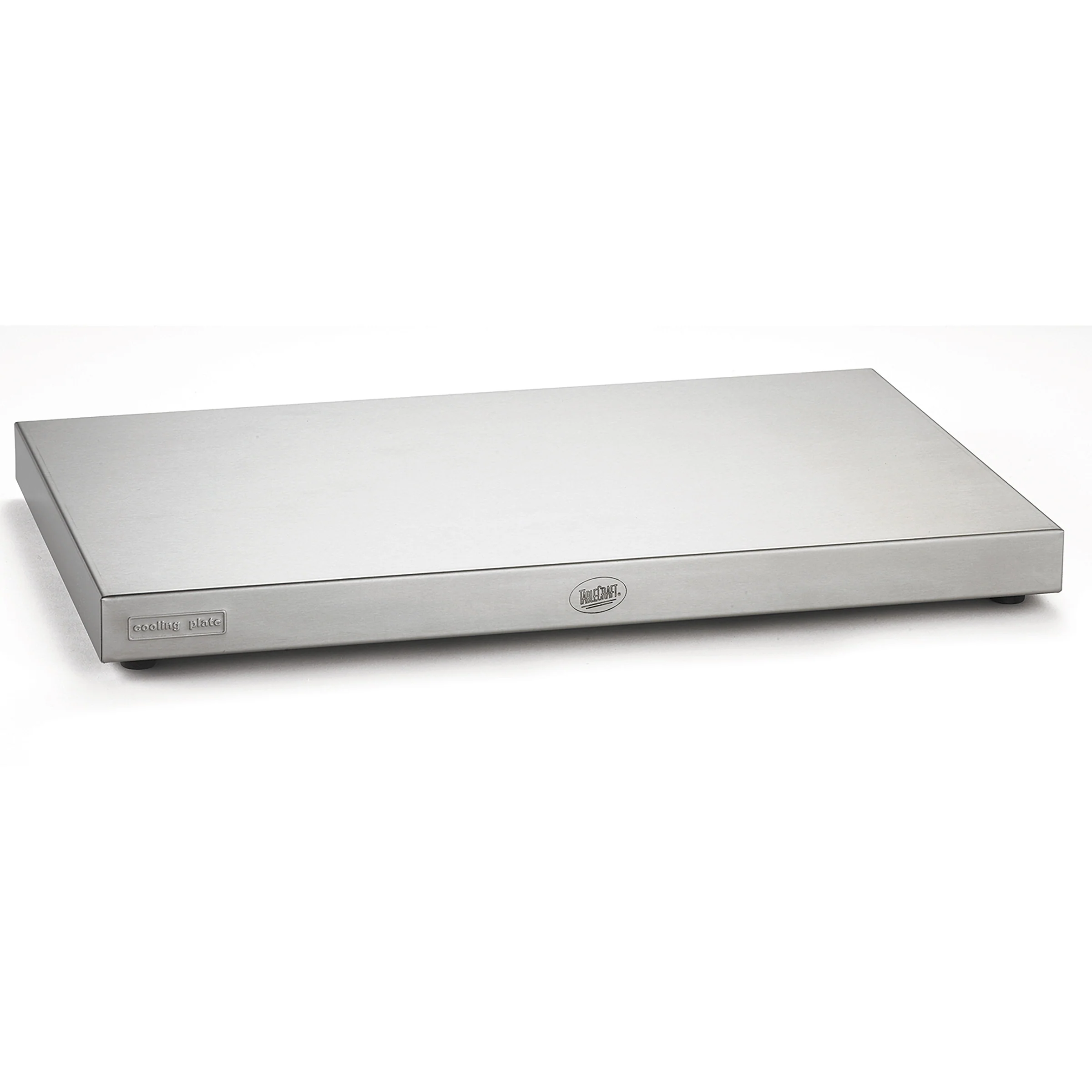 Tablecraft CW60100 20-7/8 Inch Stainless Steel Cooling Plate with Hand Wash Only