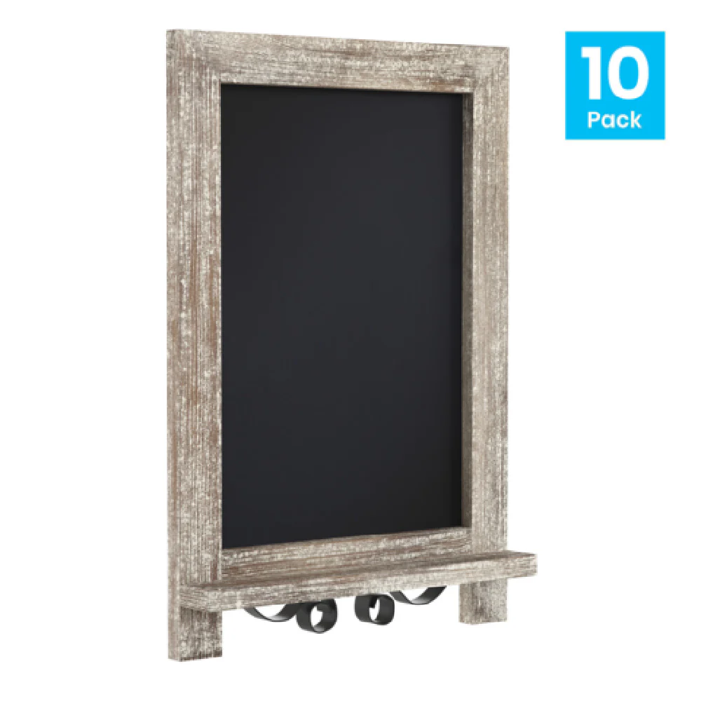 Flash Furniture 10-HFKHD-GDI-CRE8-322315-GG 9-1/2 Inch Tabletop Chalkboard with Magnetic Surface