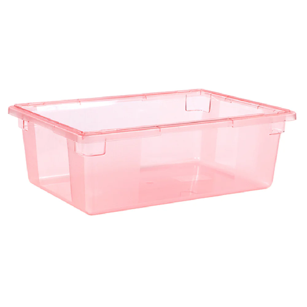 Carlisle 10622C05 26 Inch Food Storage Box Break Resistant Polycarbonate Red with Reinforced Corners