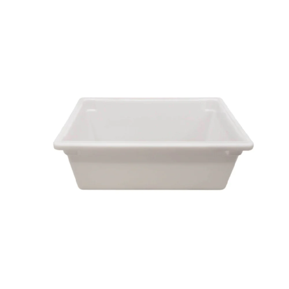 Omcan 85130 18 Inch Food Storage Container Ergonomic Lightweight Polypropylene White Omcan 85130 18 Inch Food Storage Container Ergonomic Lightweight Polypropylene White