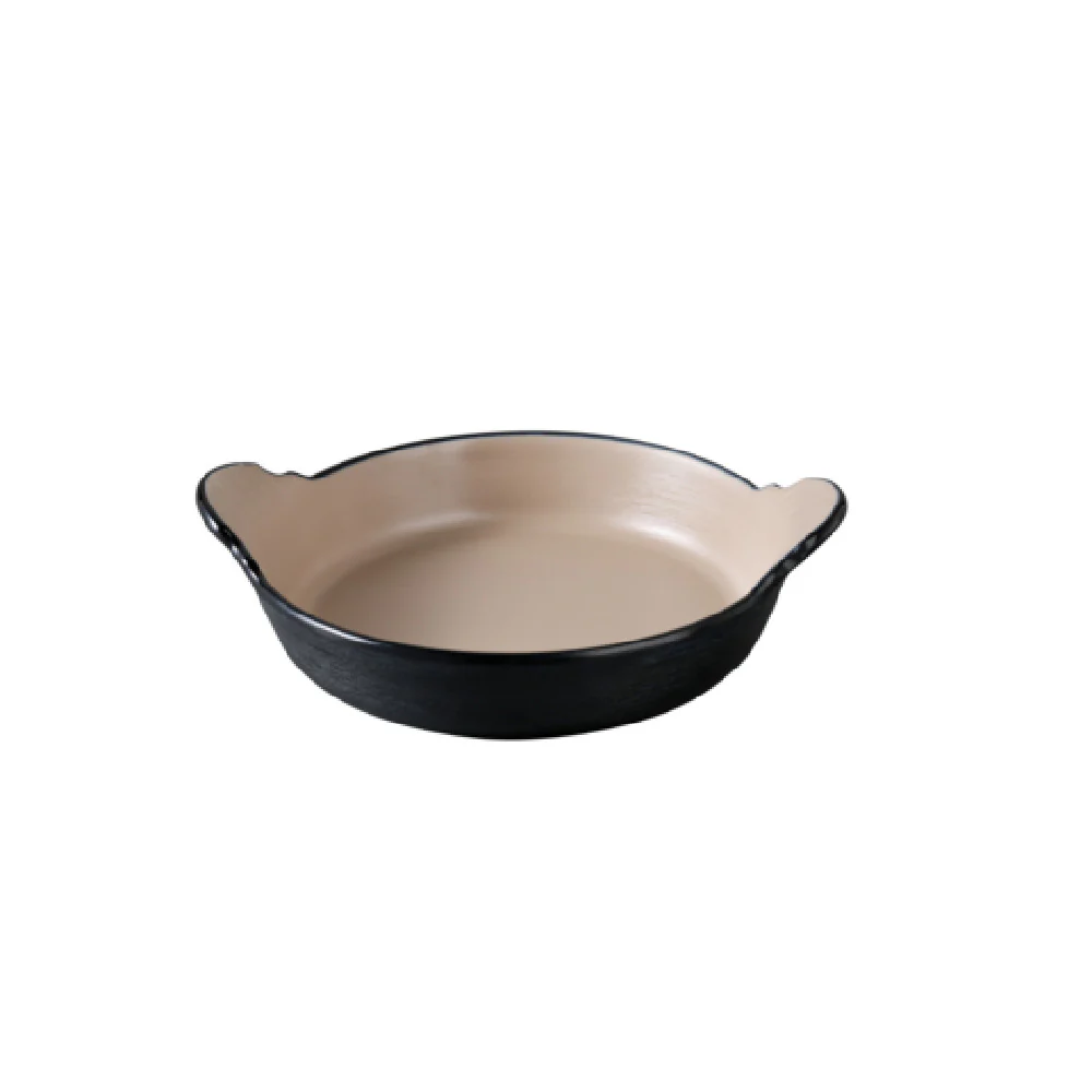 Yanco BM-606CL 12 Oz Round Sauce Dish with Handle Black Melamine 48 Packs Yanco BM-606CL 12 Oz Round Sauce Dish with Handle Black Melamine 48 Packs