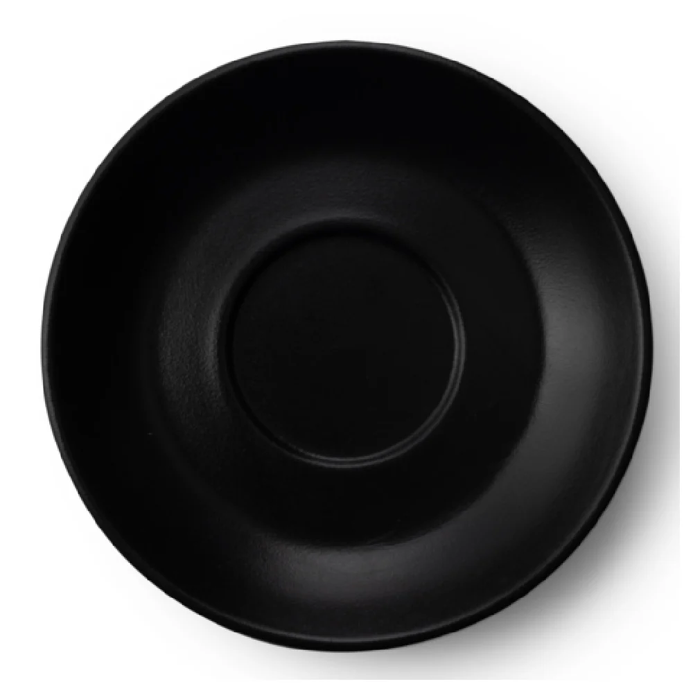 Bon Chef 2700052P 4.5 Inch Saucer Round Matte Black Vitrified Alumina Bon Chef 2700052P 4.5 Inch Saucer Round Matte Black Vitrified Alumina