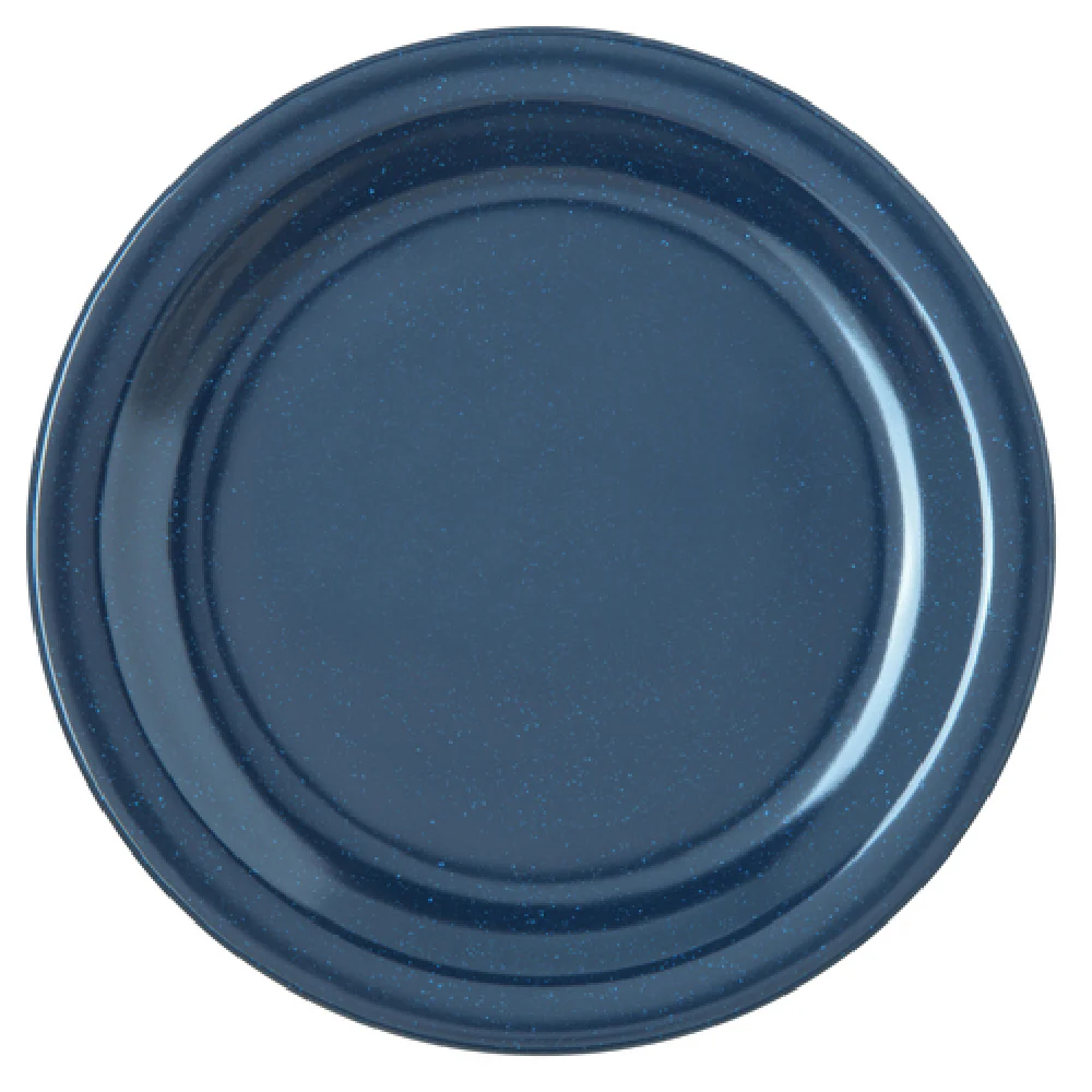 Carlisle 4350335 7-1/5 Inch Diameter Reinforced Rim Salad Plate Melamine Blue Carlisle 4350335 7-1/5 Inch Diameter Reinforced Rim Salad Plate Melamine Blue
