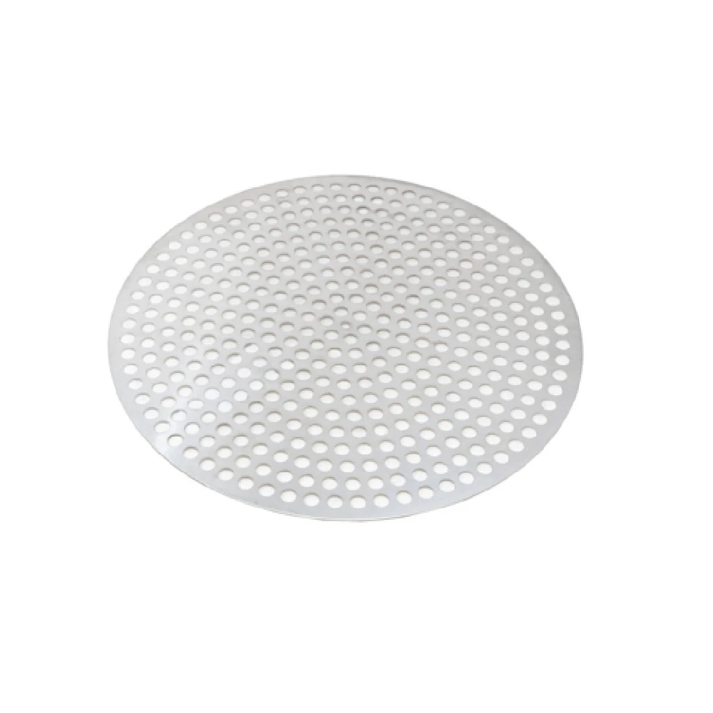 Omcan 46743 12 Inch Round Perforated Pizza Pan Aluminum