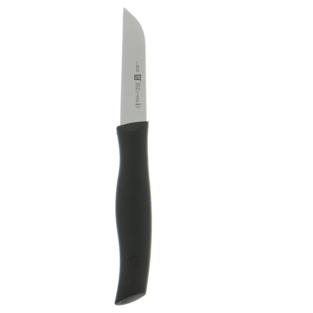Zwilling 38720-081 3 Inch Sheep's Foot Vegetable Knife Stamped Ergonomic Black Polypropylene