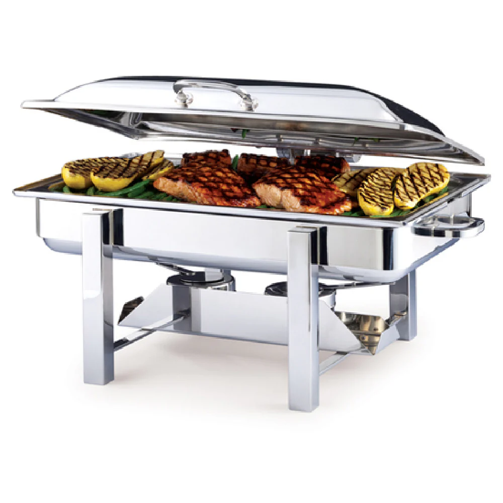 Steelite DW08QKHSS 24 Inch Chafer Induction Ready 2 Gallon Canned Heat Stainless Steel