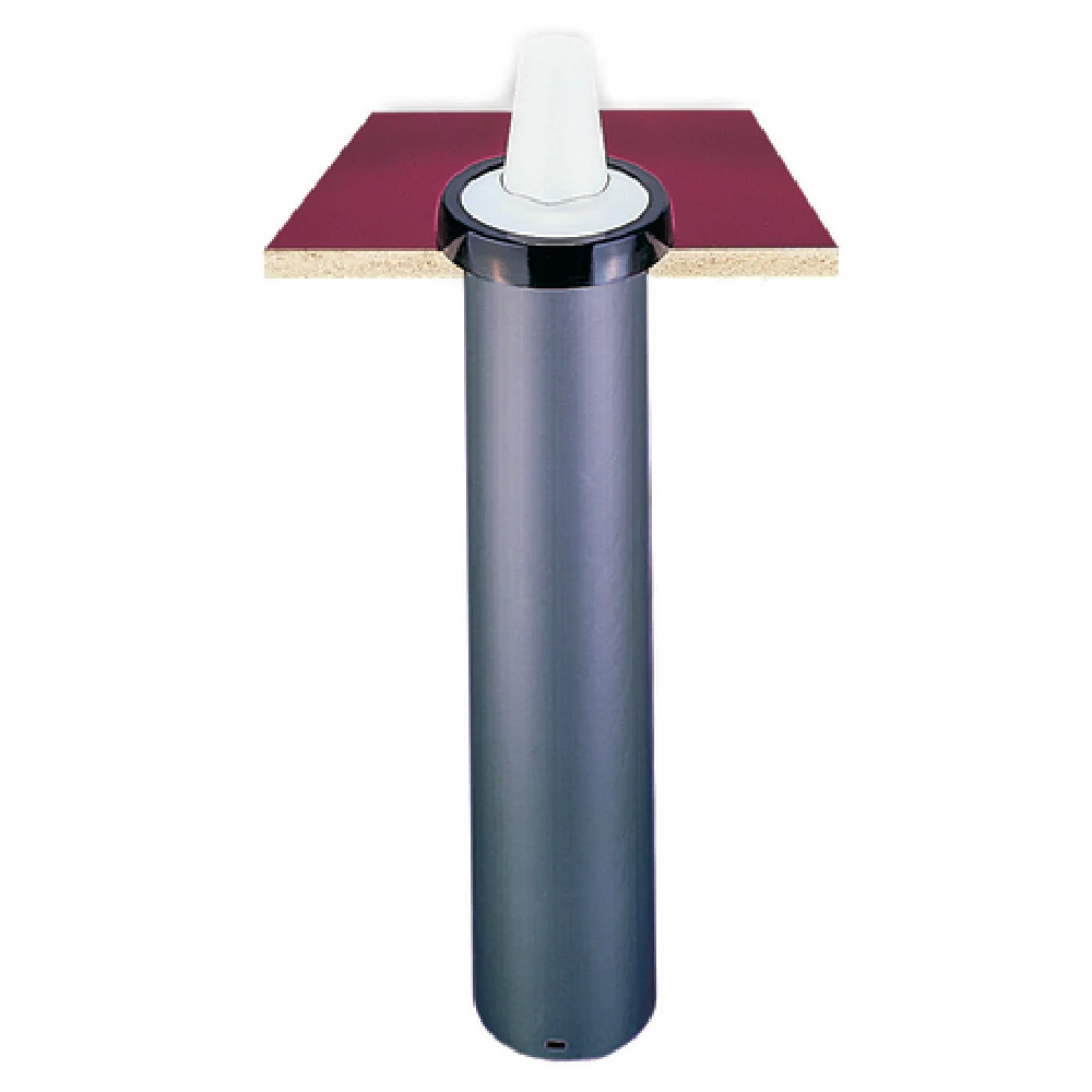 San Jamar C2410C 23-1/4 Inch EZ-Fit One Size Fits All In-Counter Cup Dispenser Plastic