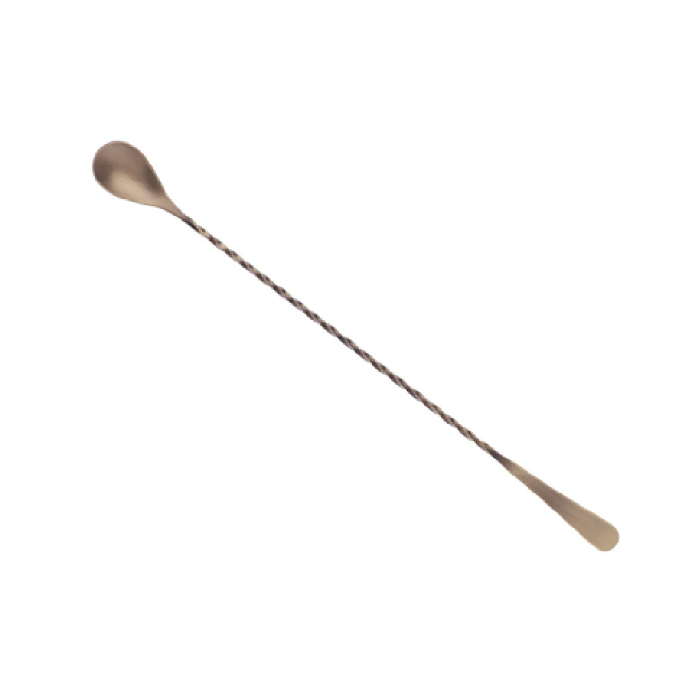 Mercer Culinary M37010ANG 13-3/16 Inch Bar Spoon Machined End Stainless Steel Antique Gold Mercer Culinary M37010ANG 13-3/16 Inch Bar Spoon Machined End Stainless Steel Antique Gold