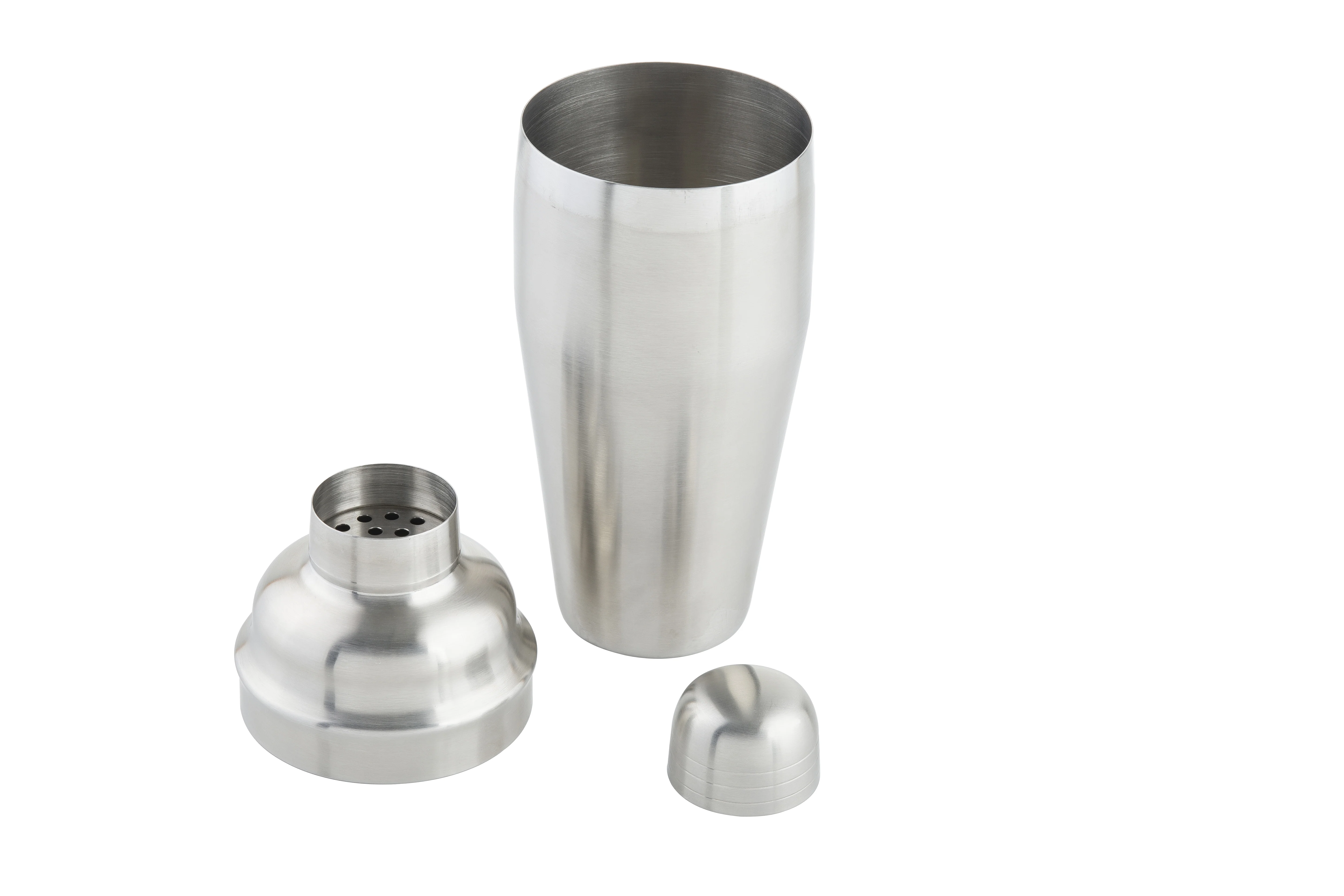 Tablecraft 10469 24 Oz Cocktail Shaker 3-Piece Brushed Stainless Steel Tablecraft 10469 24 Oz Cocktail Shaker 3-Piece Brushed Stainless Steel