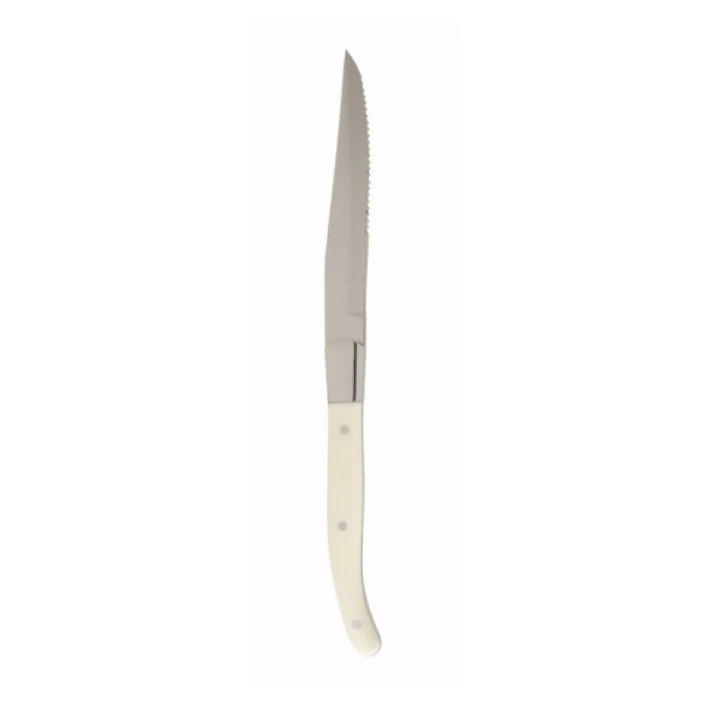 Fortessa 1.5.STK.00.240 9.25 Inch Blade 23cm Serrated Blonde Handle Knife Fortessa 1.5.STK.00.240 9.25 Inch Blade 23cm Serrated Blonde Handle Knife