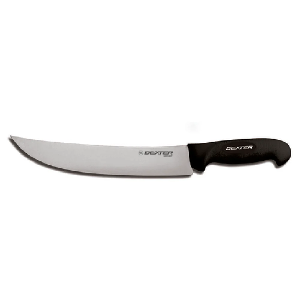 Dexter Russell SG132-10B-PCP 10 Inch High Carbon Steak Knife with Rubber Grip
