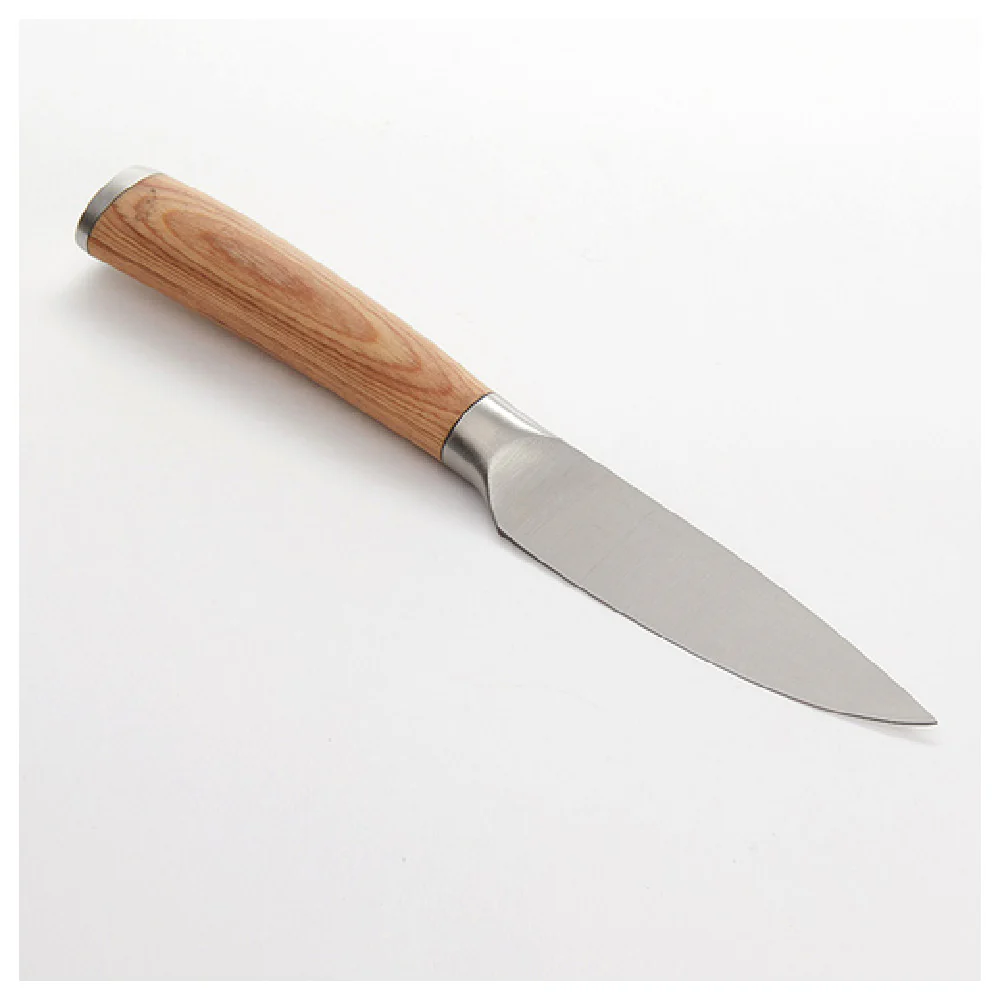 American Metalcraft PKW8 3-1/2 Inch Blade 8 Inch Long Wood Handle Paring Knife