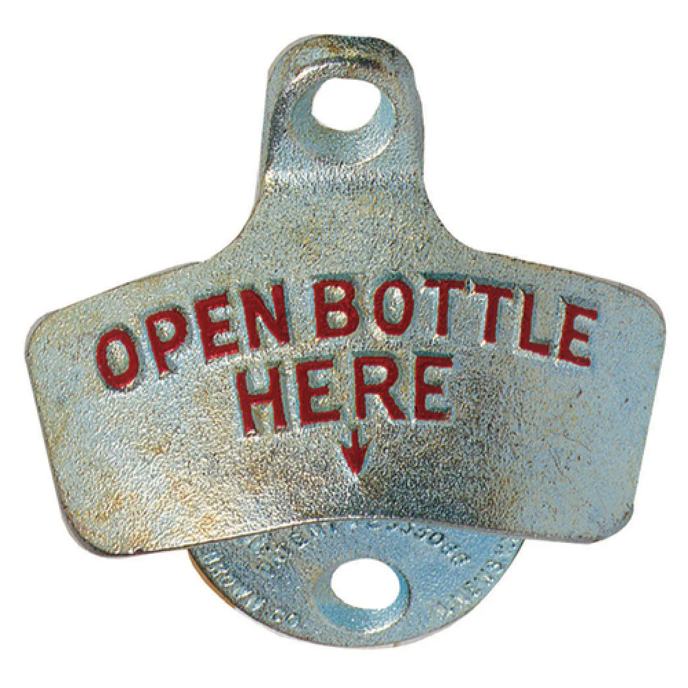 Spill-Stop 13-300 3-1/4 Inch Old Fashioned Bottle Opener Die Cast Zinc with Screws Spill-Stop 13-300 3-1/4 Inch Old Fashioned Bottle Opener Die Cast Zinc with Screws