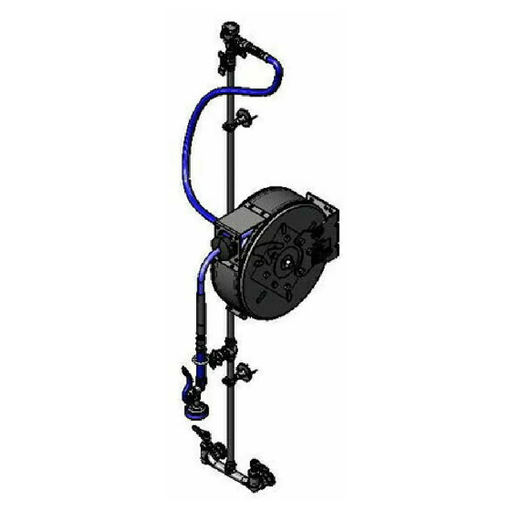 T&S Brass B-7222-C01XS1E Hose Reel Assembly Enclosed 3/8