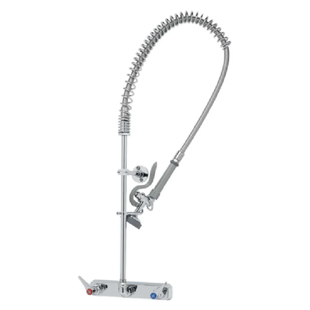 T&S Brass B-5125-B EasyInstall Workboard Pre-Rinse Unit Wall Mount Mixing Faucet T&S Brass B-5125-B EasyInstall Workboard Pre-Rinse Unit Wall Mount Mixing Faucet