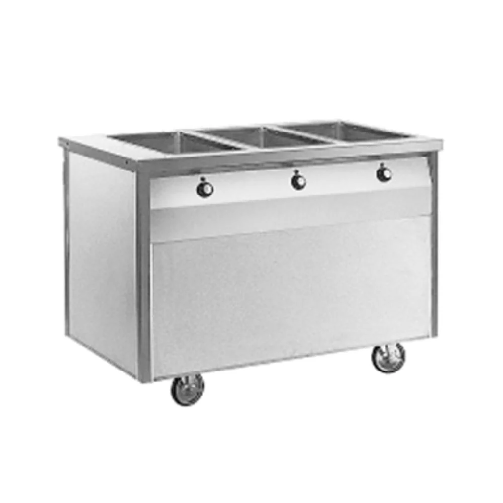 Randell RAN HTD-3 48 Inch Electric Hot Food Serving Counter with 3 Wells Randell RAN HTD-3 48 Inch Electric Hot Food Serving Counter with 3 Wells