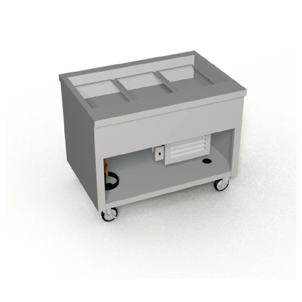Duke TCM-46PG-N7_217103 46 Inch Mobile Cold Food Unit with Stainless Steel Top