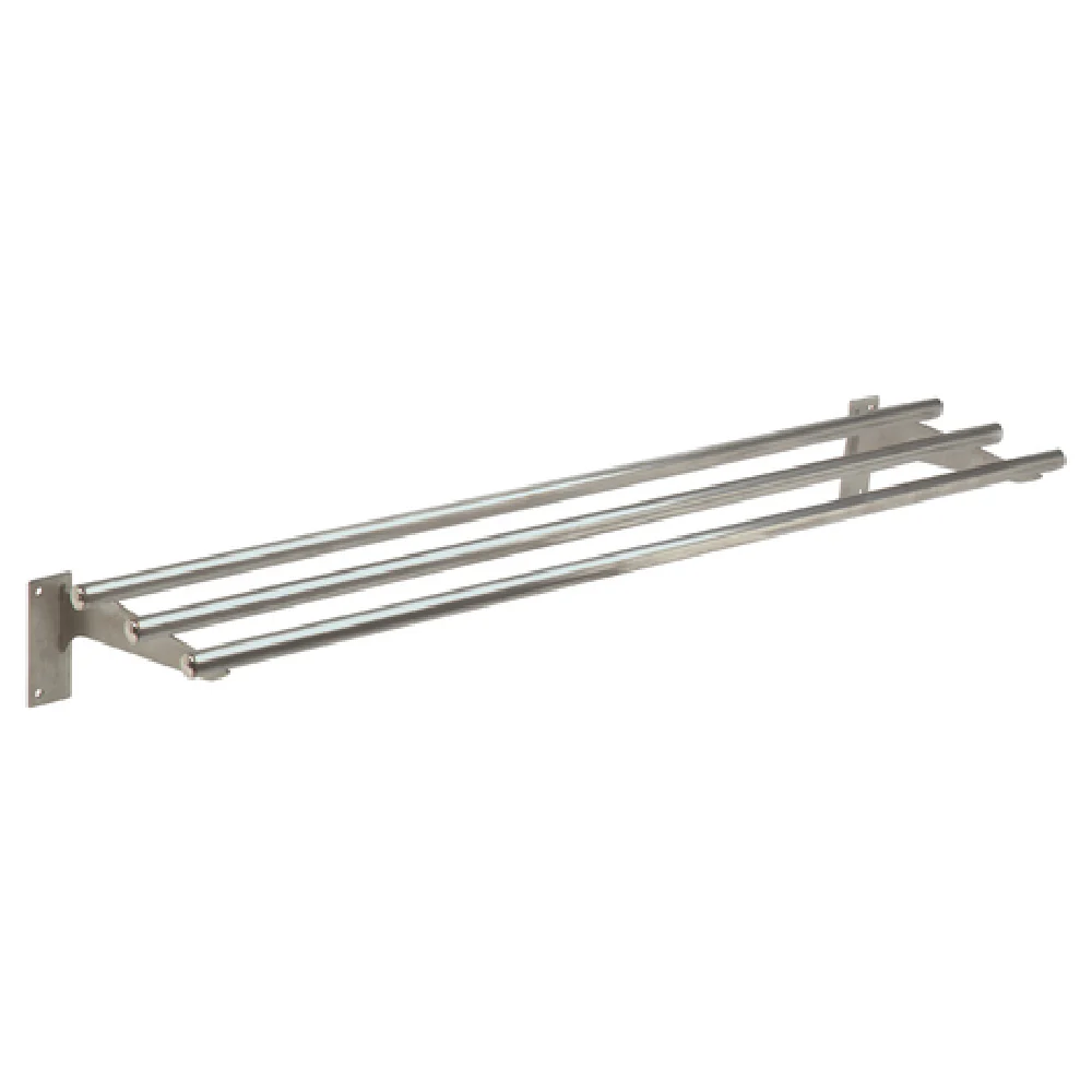 Advance Tabco TTR-6 93-1/16 Inch Tray Slide 3-Bar Stationary Design Stainless Steel