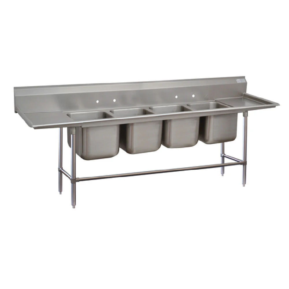 Advance Tabco 94-4-72-18RL Sink 110 Inch With Left and Right-hand Drainboards