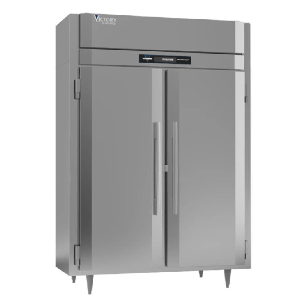 Victory FS-2D-S1-EW-HC 58 Inch Stainless Steel Reach-in Freezer 49.02 cu ft