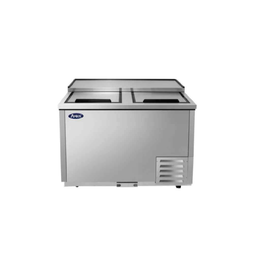 Atosa MBGF48GR 49-1/2 Inch Glass Froster 13.1 cu ft with Sliding Lid