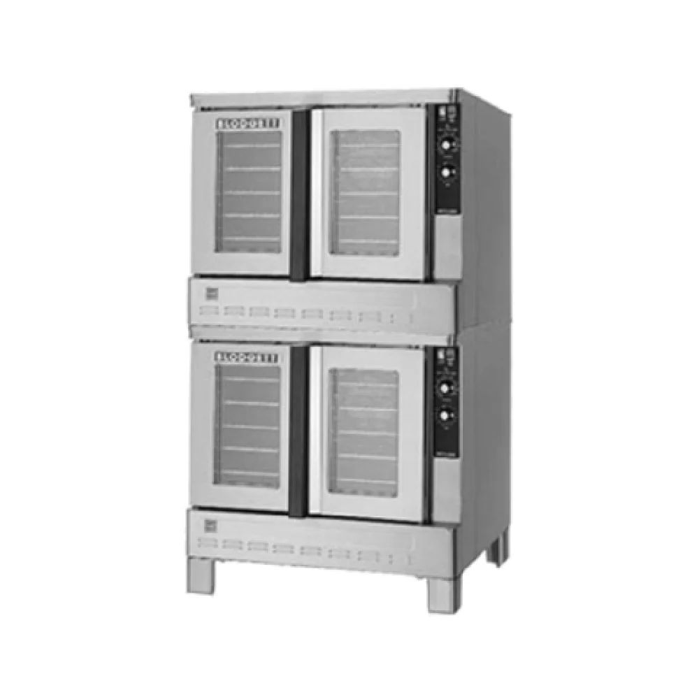 Blodgett ZEPH-200-G DBL_NAT 38 Inch Gas Double-deck Convection Oven with 120000 BTU