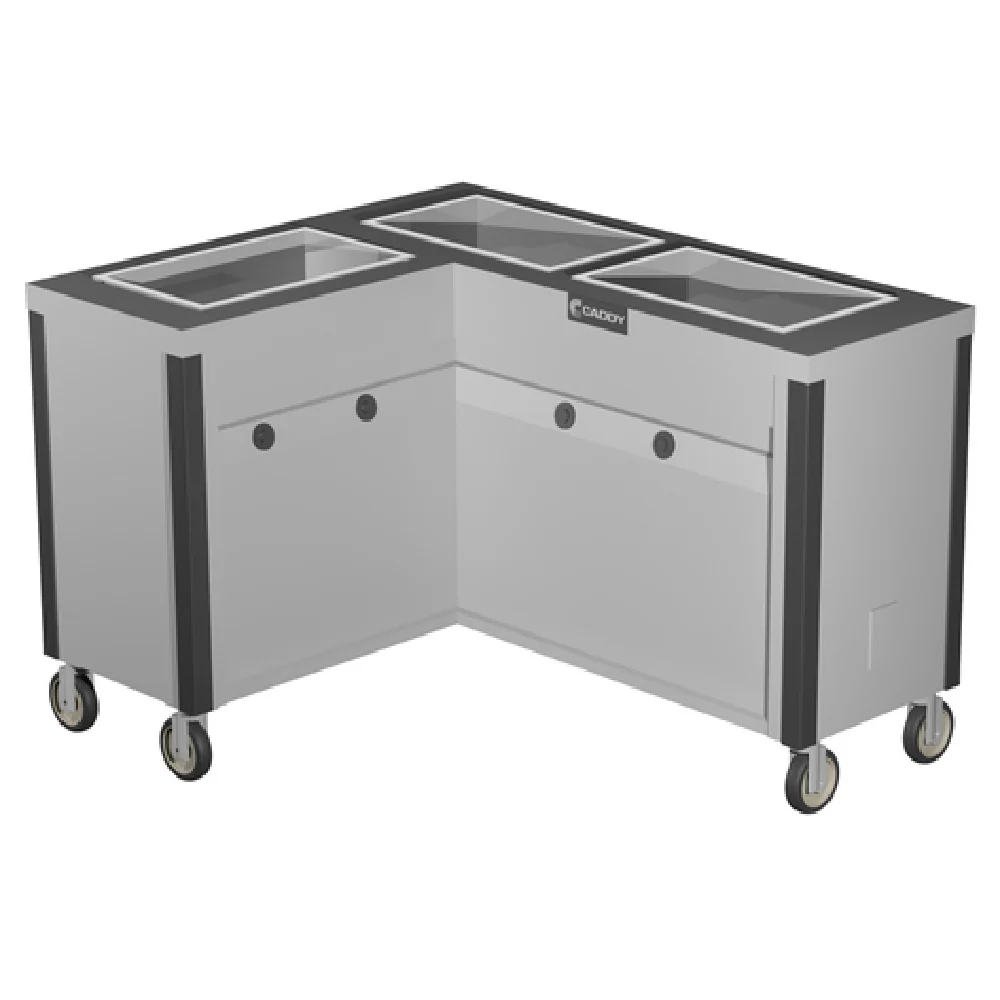Caddy TF-633-L 49 to 54 Inch Electric Hot Food Caddy Enclosed Base Stainless Steel