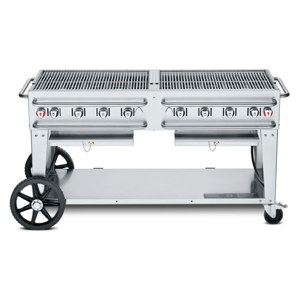 Crown Verity CV-RCB-60-SI50/100 69 Inch Pro Series Gas Grill 8 Burners Stainless Steel Crown Verity CV-RCB-60-SI50/100 69 Inch Pro Series Gas Grill 8 Burners Stainless Steel