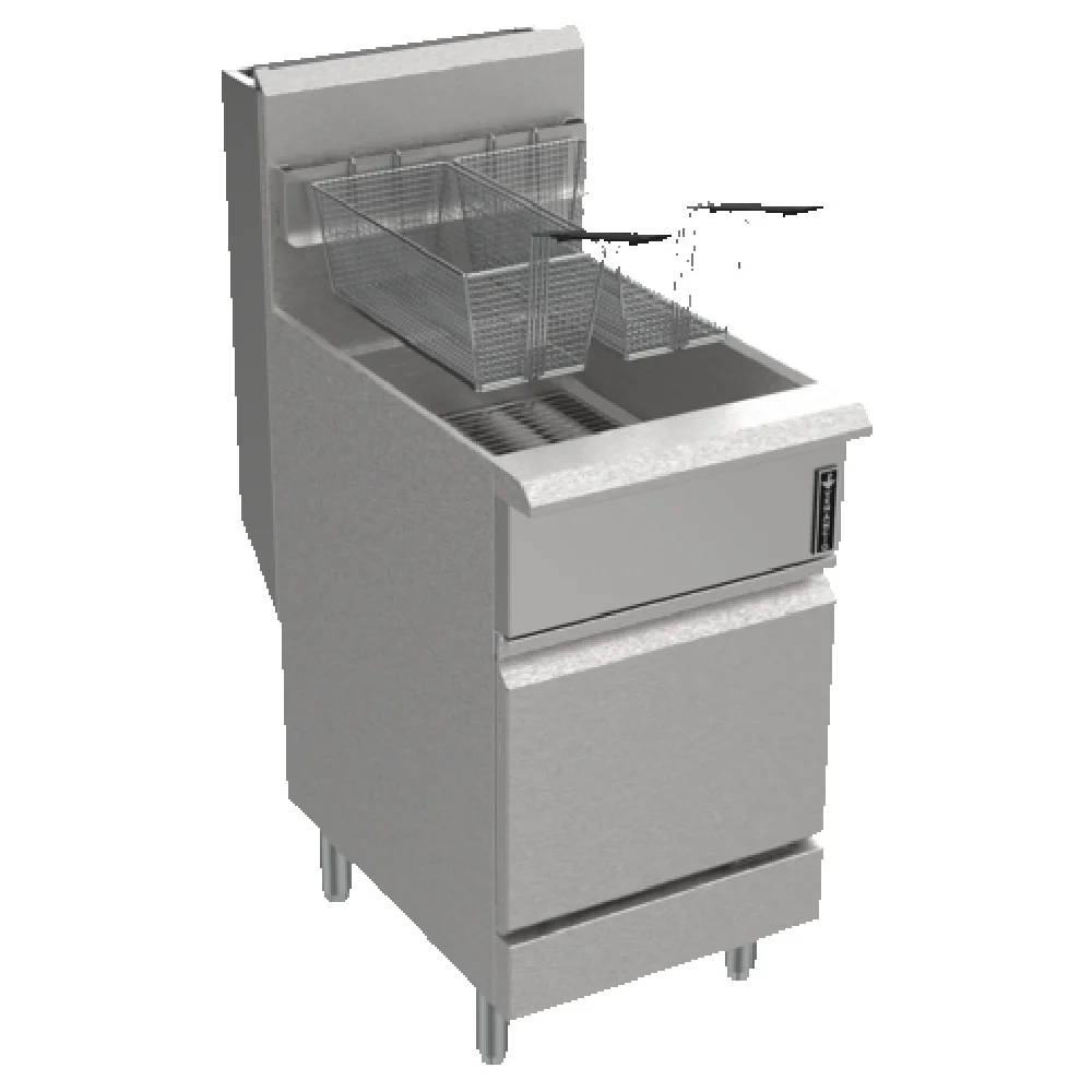 Venancio PFR75G-CB_NAT 20 Inch Full Pot Gas Deep Fryer 5 Burners 150000 BTU Venancio PFR75G-CB_NAT 20 Inch Full Pot Gas Deep Fryer 5 Burners 150000 BTU