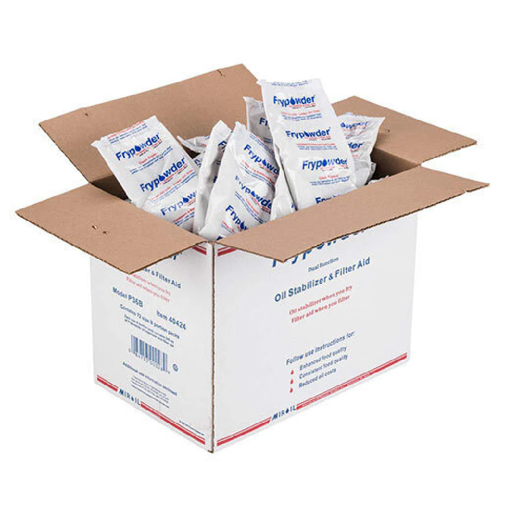 MirOil USA P36B Dual Function Oil Stabilizer & Filter Aid Large Carton Of 72 B-size Portion Packs