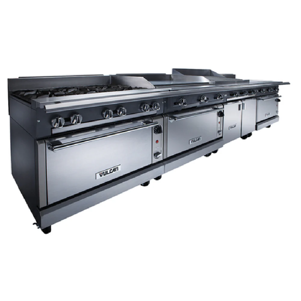 Vulcan VWT12B_LP 12 Inch Gas Range Heavy Duty Work Top with Cabinet Doors