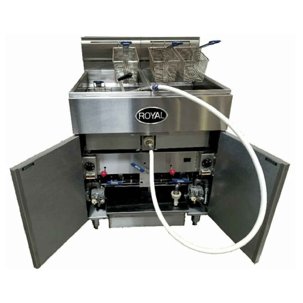 Royal Range Of California REEF-35-2-EM_LP Multivat Fryer Battery Gas Floor Model Royal Range Of California REEF-35-2-EM_LP Multivat Fryer Battery Gas Floor Model