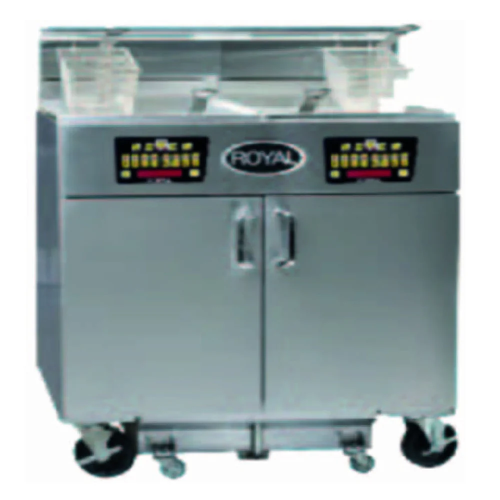 Royal Range Of California REF-1417-5-CM_208/60/3 High Production Fryer Battery Royal Range Of California REF-1417-5-CM_208/60/3 High Production Fryer Battery