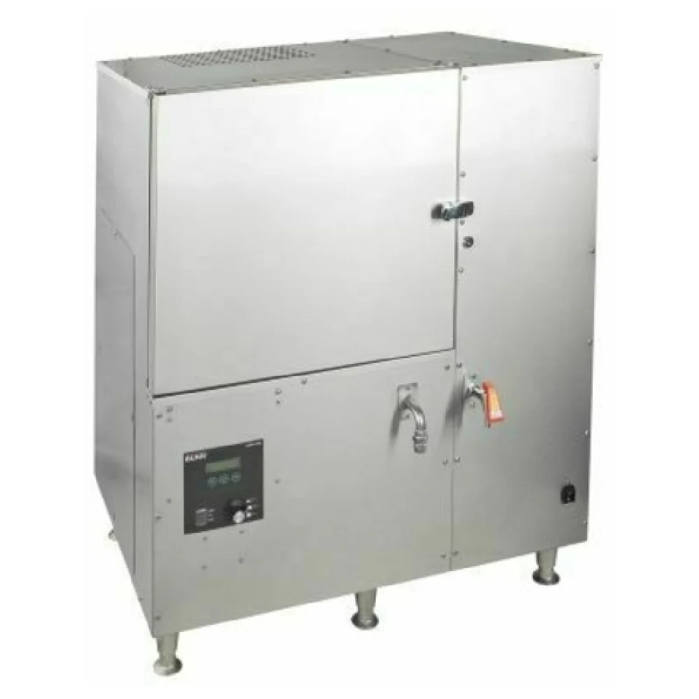Bunn 40800.0001 32 Inch Refrigerated Liquid Coffee Dispenser Stainless Steel with Hot Water Faucet