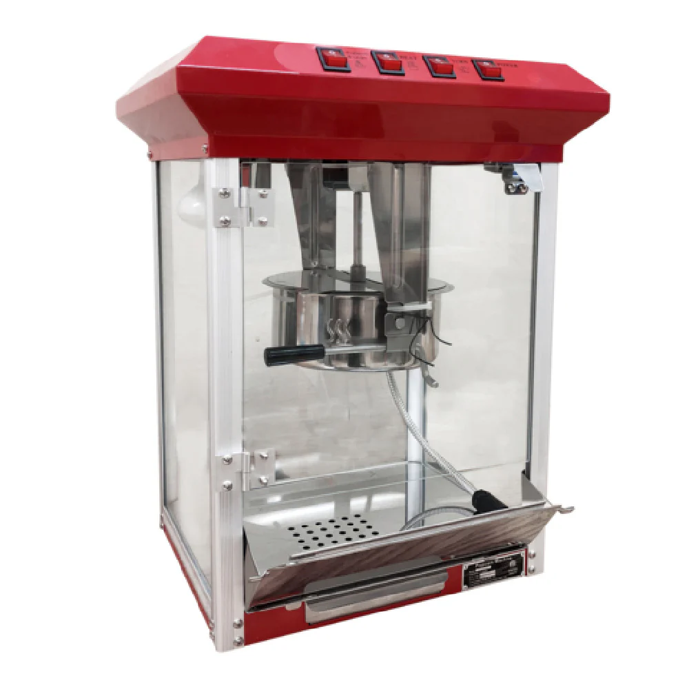 Admiral Craft PCM-8 23 Inch 8 Oz Popcorn Machine Counter Model with Warmer Light