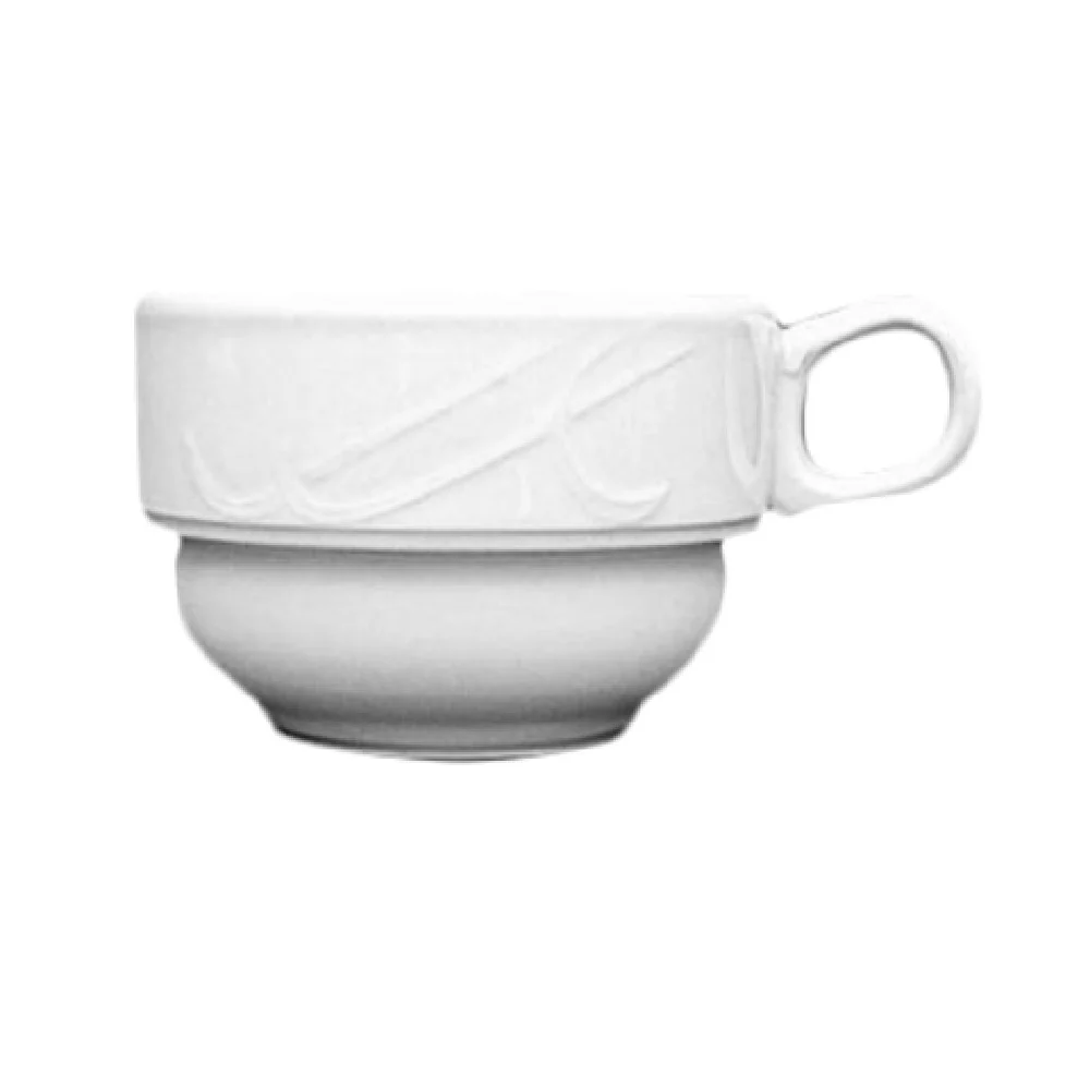 Steelite HL6181000 7-3/4 Oz Cup Stacking Ceramic China 3 Dozen Packs