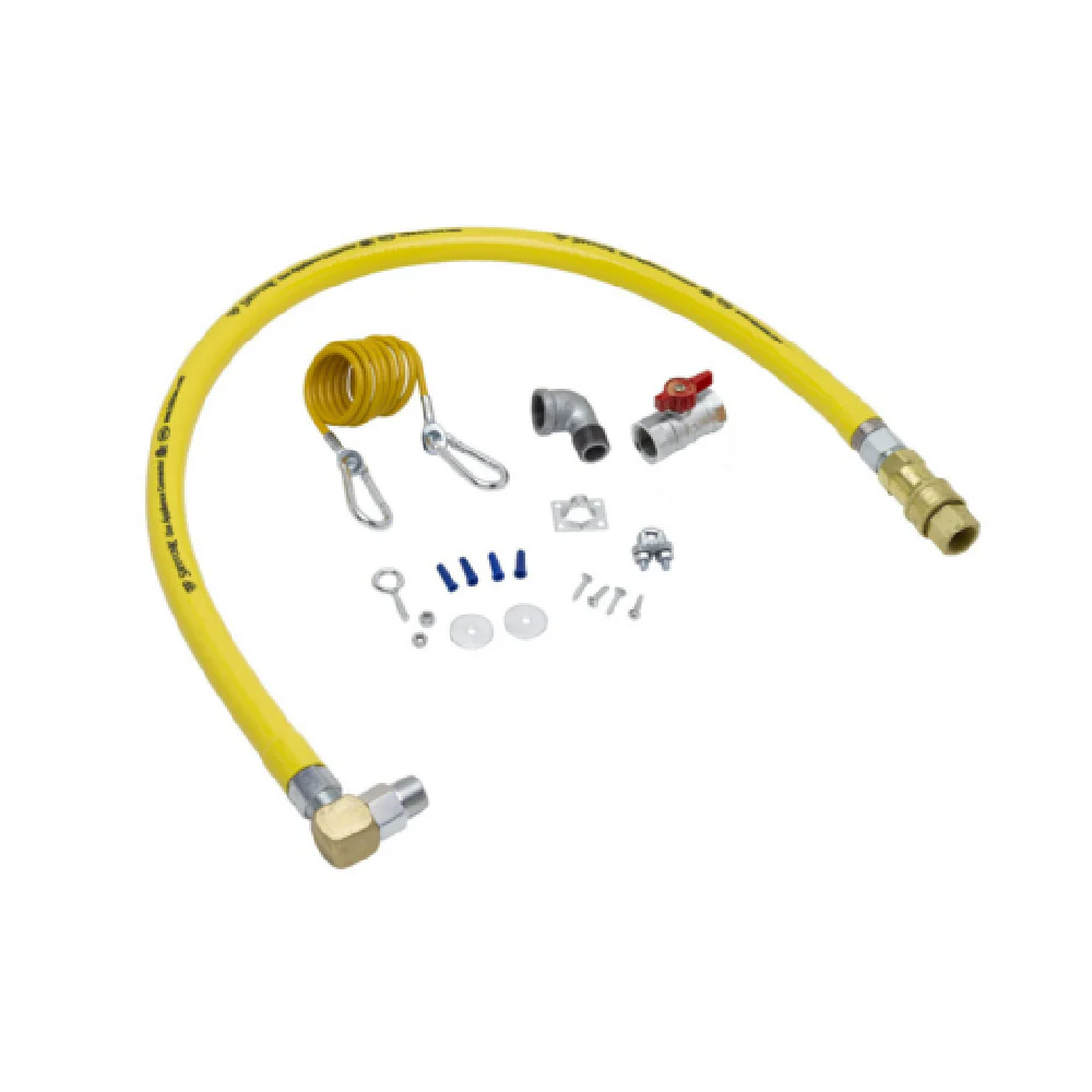 T&S Brass HG-4D-72SEL Gas Appliance Connector Hose 72
