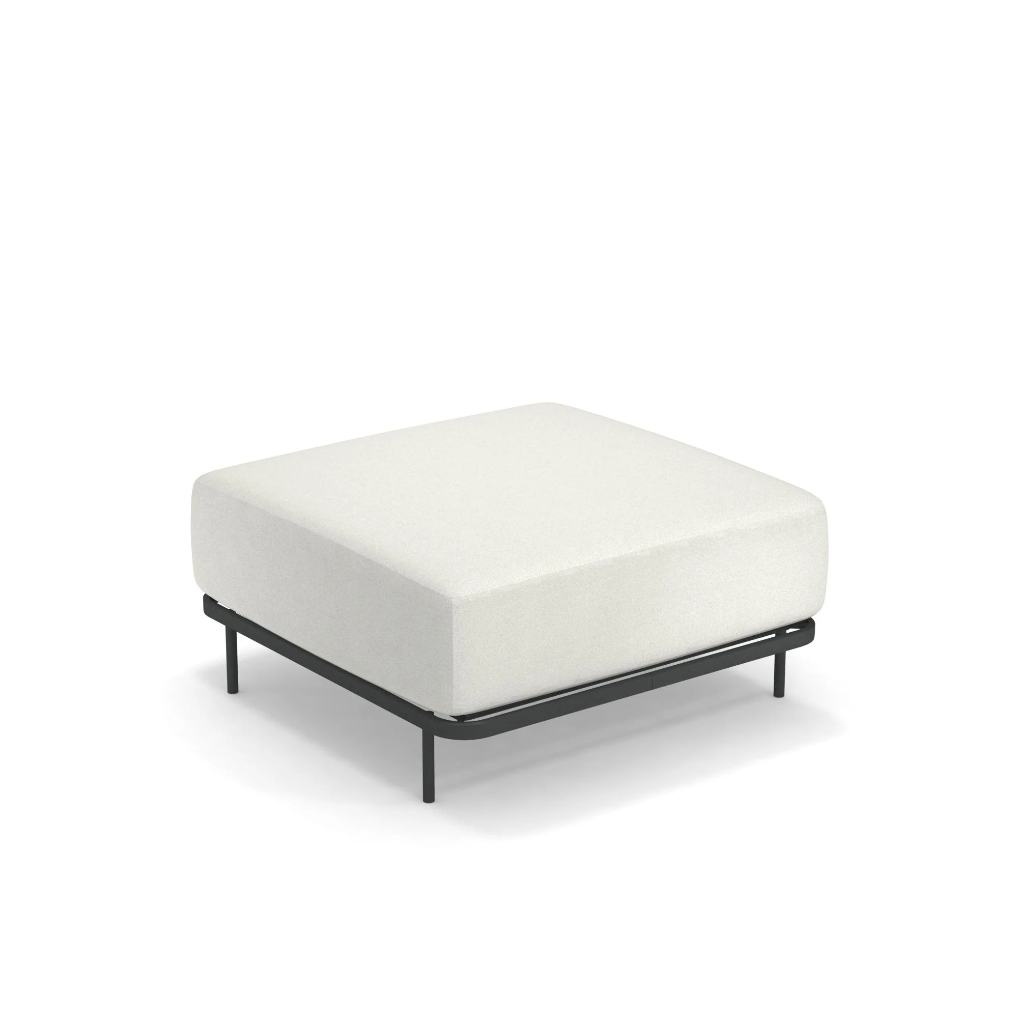 Emuamericas Llc E1085-22 33.5 Inch Ottoman with PVC Footcaps Steel Frame