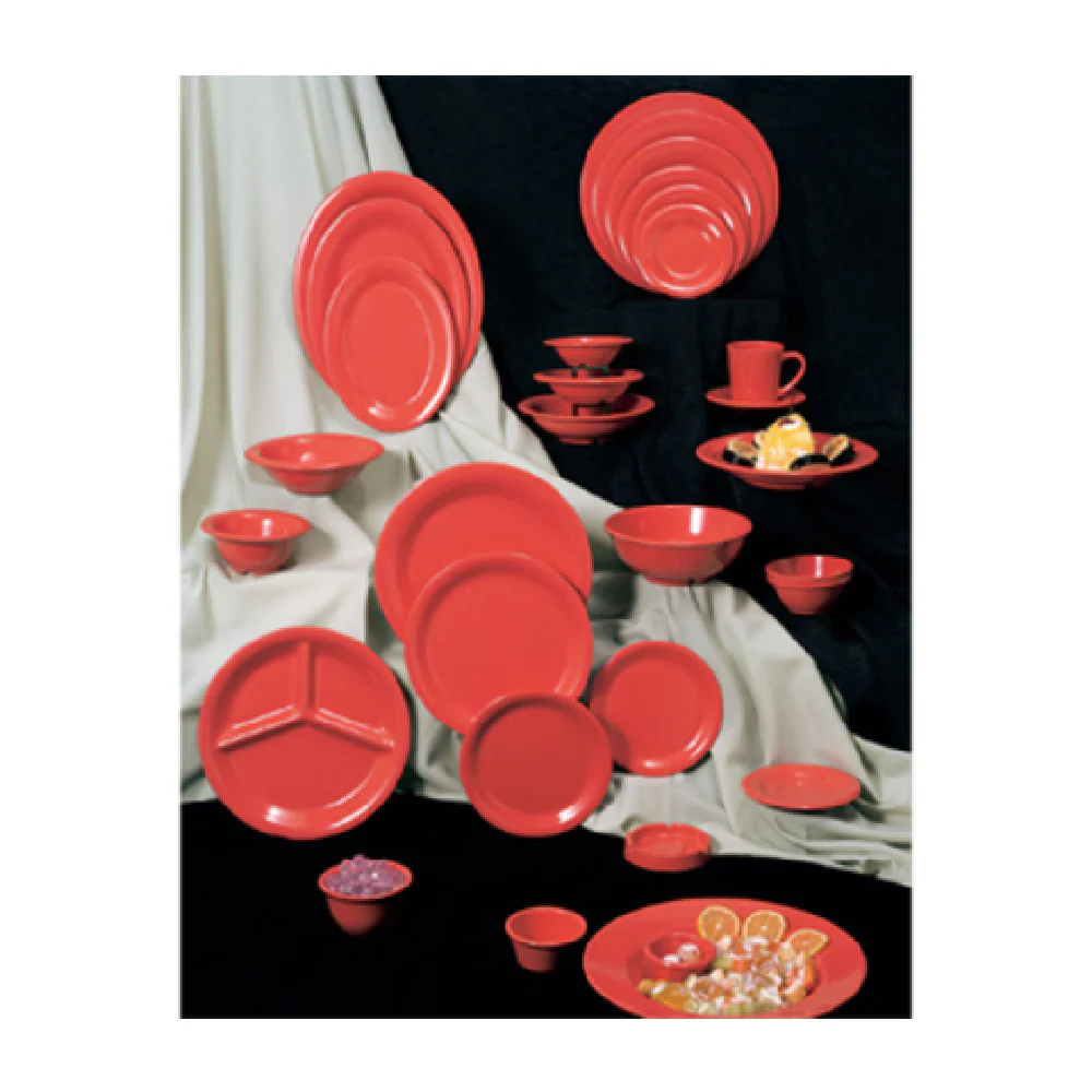 Thunder Group CR5077RD 8 Oz Salad Bowl 7-3/4 Inch Diameter Break Resistant Melamine Orange Thunder Group CR5077RD 8 Oz Salad Bowl 7-3/4 Inch Diameter Break Resistant Melamine Orange