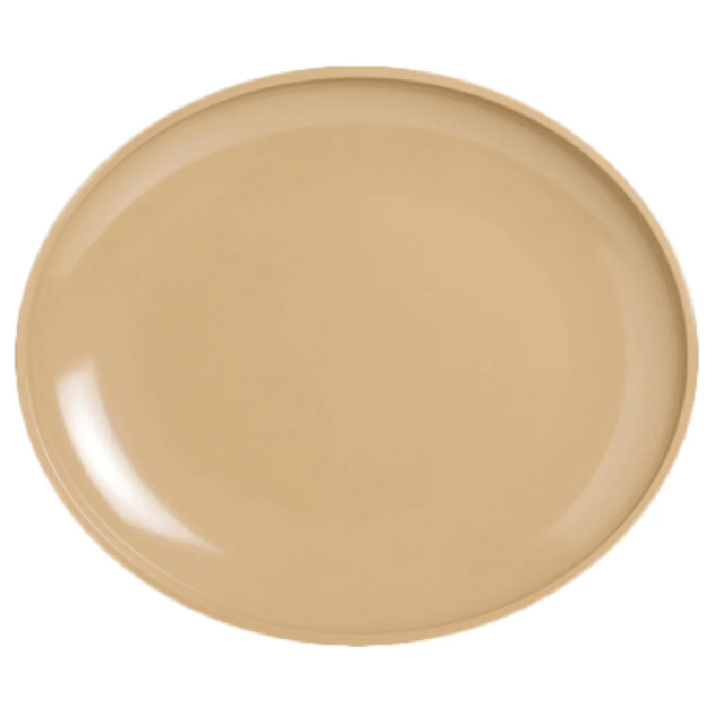 Steelite 7004DD064 4-1/5 Qt Melamine Oval Bowl 17 Inch Tan - Delfin