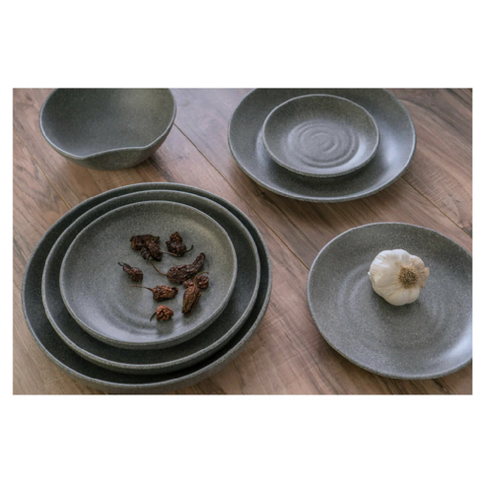 GET Enterprises INF210 56 Oz Cheforward Infuse Bowl Round Melamine Stone Grey GET Enterprises INF210 56 Oz Cheforward Infuse Bowl Round Melamine Stone Grey