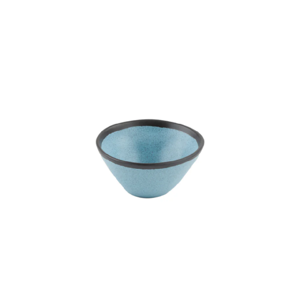 GET Enterprises B-80-GBL 8 Oz Salad/Soup Bowl Melamine Round Blue 12 Oz Rim Full