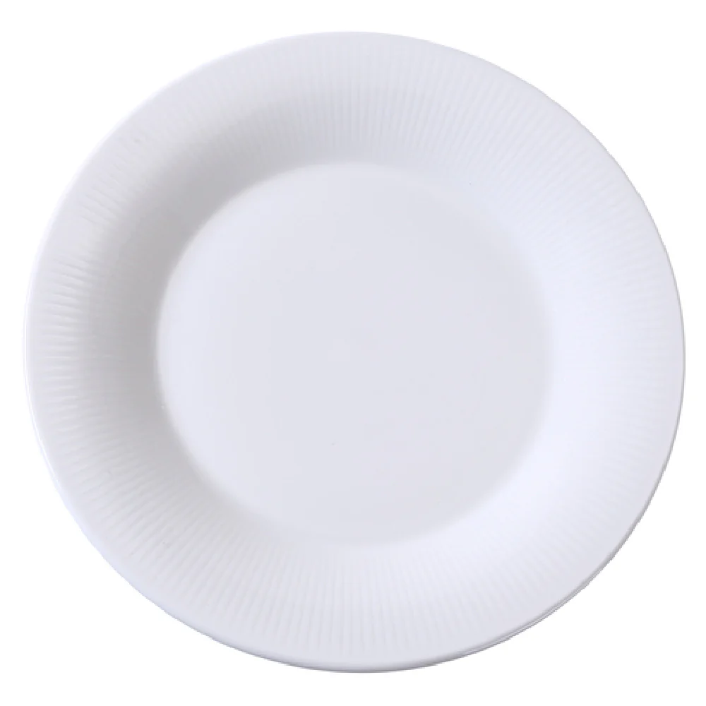 Yanco SI-107 7 Inch Dia Plate Round Dishwasher Microwave Safe Porcelain Yanco SI-107 7 Inch Dia Plate Round Dishwasher Microwave Safe Porcelain
