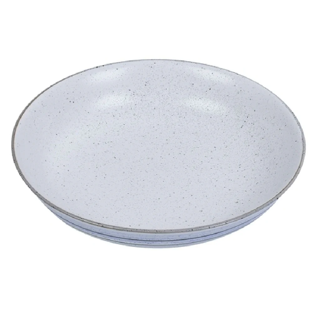 Yanco OC-409 9 Inch Ocean Salad/Pasta Plate Dishwasher Safe Porcelain 18 Oz