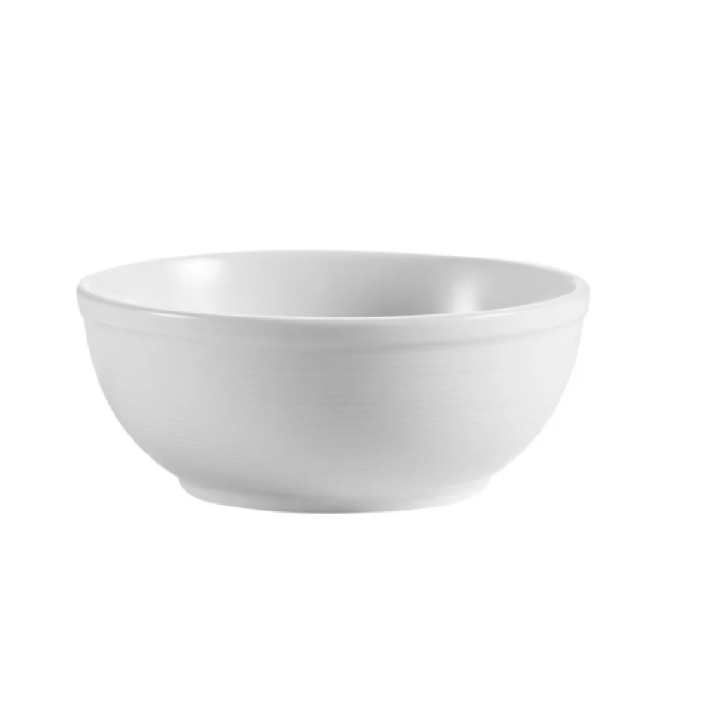 CAC China HMY-18 16 Oz Harmony Pasta Salad Bowl Round Porcelain Super White CAC China HMY-18 16 Oz Harmony Pasta Salad Bowl Round Porcelain Super White