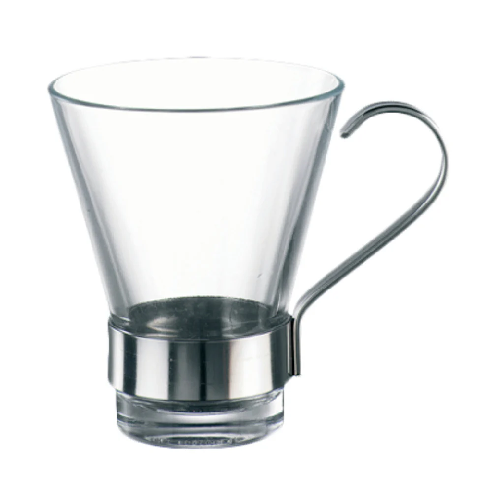 Steelite 4945Q418 3.75 Oz AD Cup Soda Lime Glass for Coffee Service