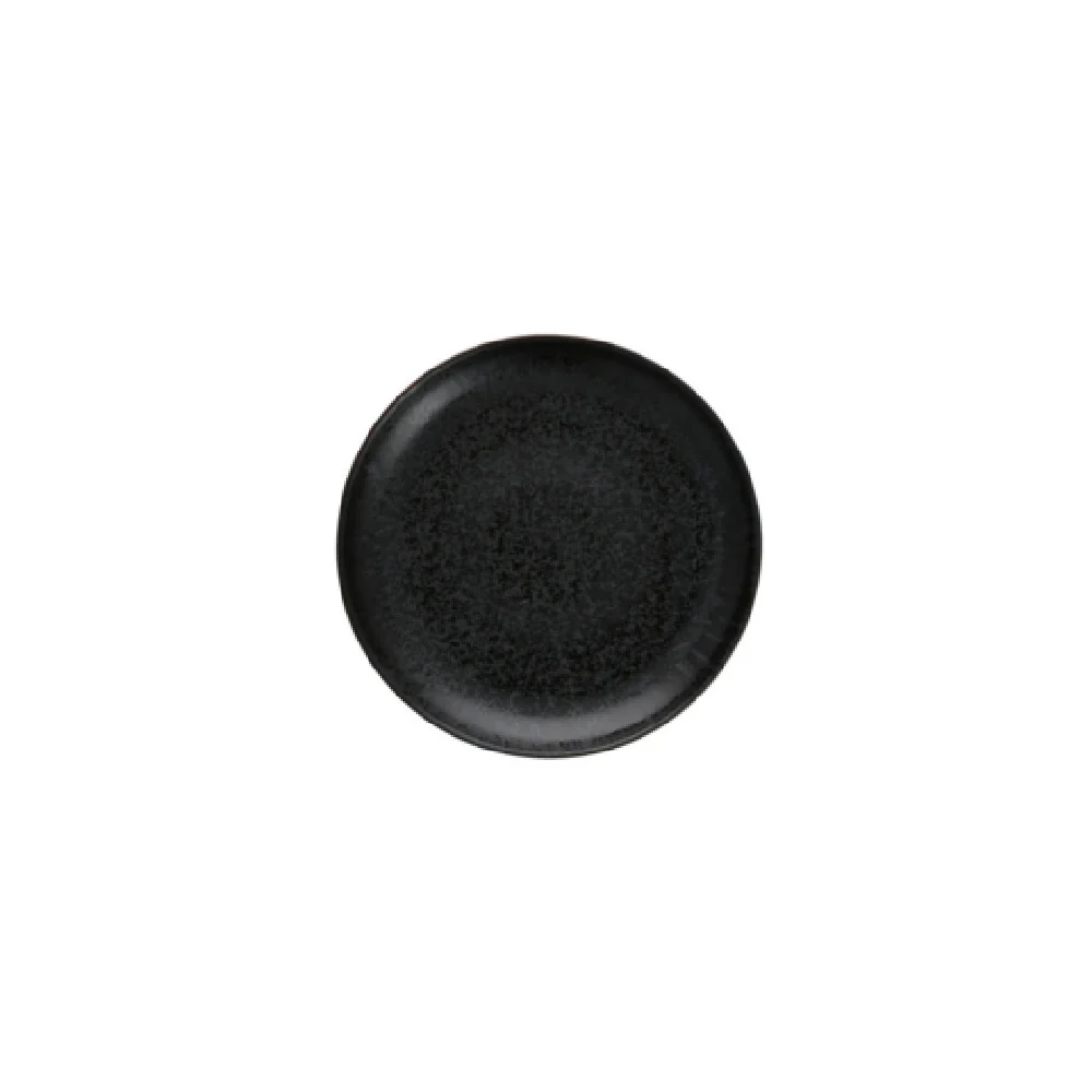 Fortessa 6400.SND.1340 8.25 Inch Coupe Salad Plate Ceramic Black Sound Midnight Fortessa 6400.SND.1340 8.25 Inch Coupe Salad Plate Ceramic Black Sound Midnight