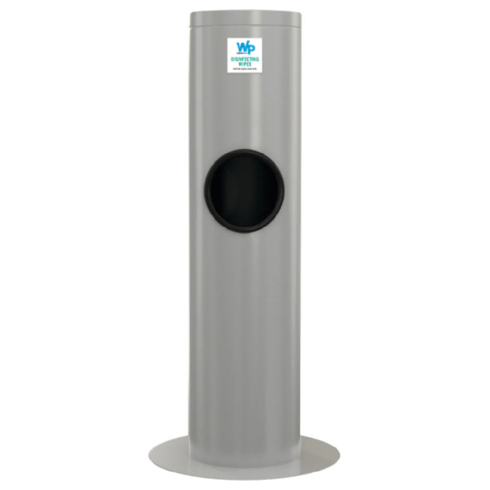 Carlisle 38027 35 Inch Wall Mounted WipesPlus Floor Dispenser Silver Powder Coated Carlisle 38027 35 Inch Wall Mounted WipesPlus Floor Dispenser Silver Powder Coated