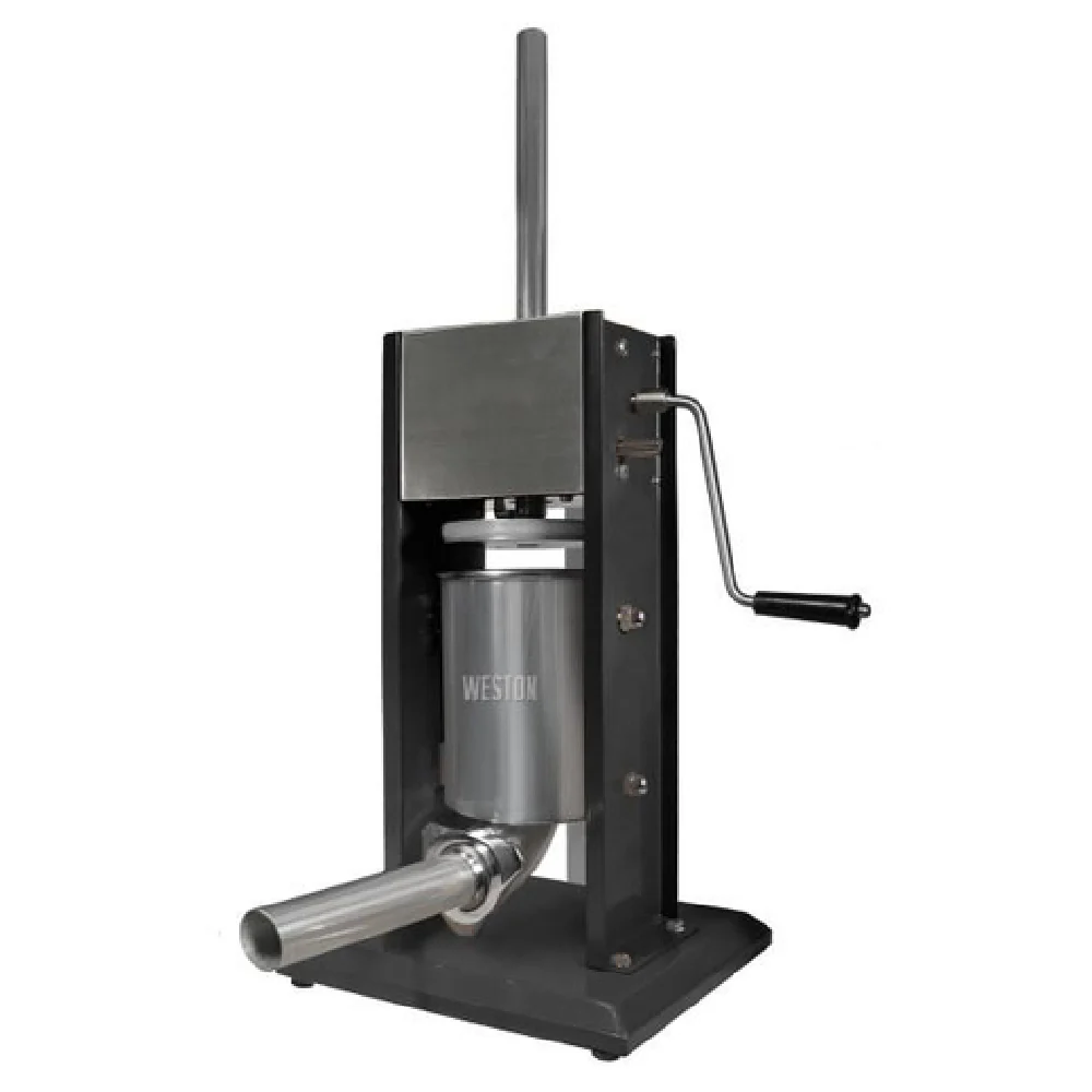 Hamilton Beach 86-0701-W 22 Inch Manual Sausage Stuffer Stainless Steel with Funnels